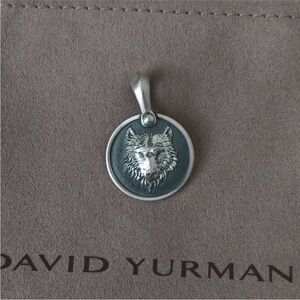 100% Authentic David Yurman 
PETRVS® WOLF AMULET